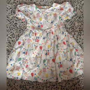 Mini boden Madeline dress birthday print